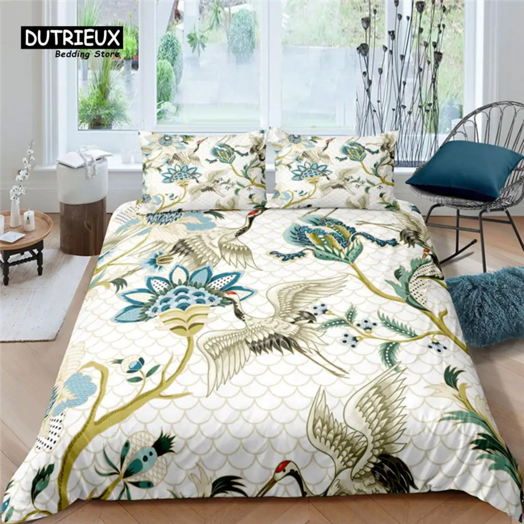 Luxury 3D Japanese Ethnic Cranes Print 2/3Pcs Soft Duvet Cover and PillowCase Queen and King EU/US/AU Size Kids Bedding Sets
Luxury 3D Japanese Ethnic Cranes Print 2/3Pcs Soft Duvet Cover and PillowCase Queen and King EU/US/AU Size Kids Bedding Sets