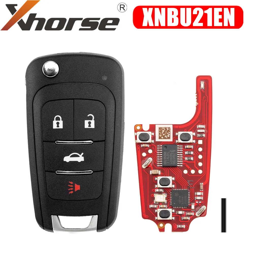 Xhorse XNBU21EN Second Generation Remote Key for Buick Flip 4 Buttons English Version 1 Piece
Xhorse XNBU21EN Second Generation Remote Key for Buick Flip 4 Buttons English Version 1 Piece