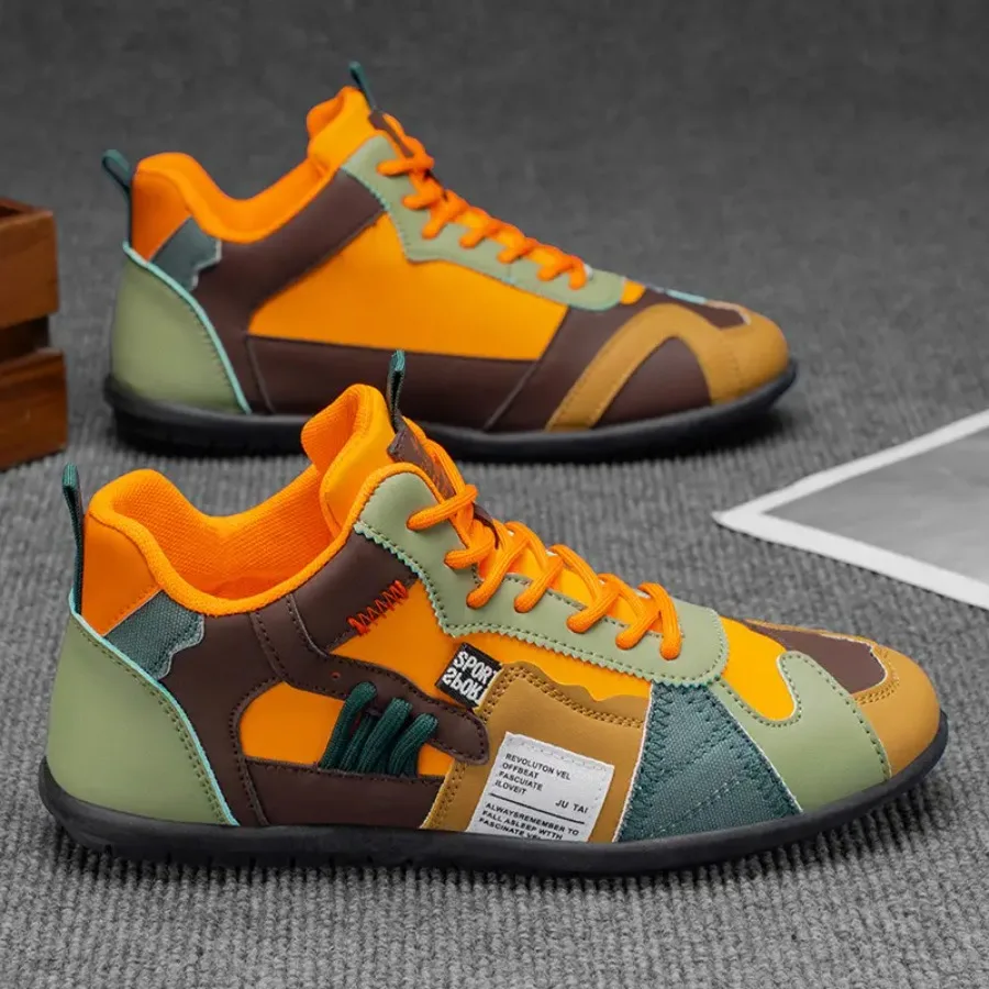 Men's Big Size Lightweight Retro Running Sneakers - Wide Width Mid-Top/low-top Conversion Slip-On Shoes with Upper and Cushione
Men's Big Size Lightweight Retro Running Sneakers - Wide Width Mid-Top/low-top Conversion Slip-On Shoes with Upper and Cushione