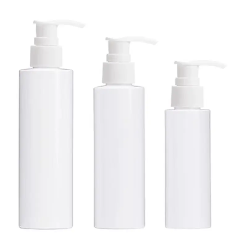 25Pcs Plastic Bottle Empty White Flat Shoulder PET 100ml 150ml 200ml Lotion Pump Round Cosmetic Refillable Bottles For Shampoo
25Pcs Plastic Bottle Empty White Flat Shoulder PET 100ml 150ml 200ml Lotion Pump Round Cosmetic Refillable Bottles For Shampoo