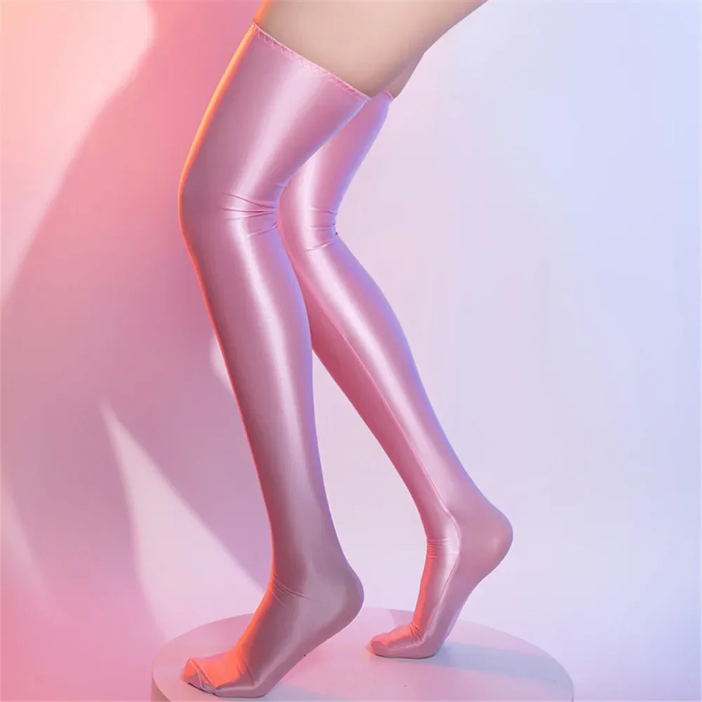 Women Stain Smooth High Stockings OIl GLossy Shiny Elastic Vintage Tight Shaping Stockings Overknee Dance Wear Candy Color
Women Stain Smooth High Stockings OIl GLossy Shiny Elastic Vintage Tight Shaping Stockings Overknee Dance Wear Candy Color