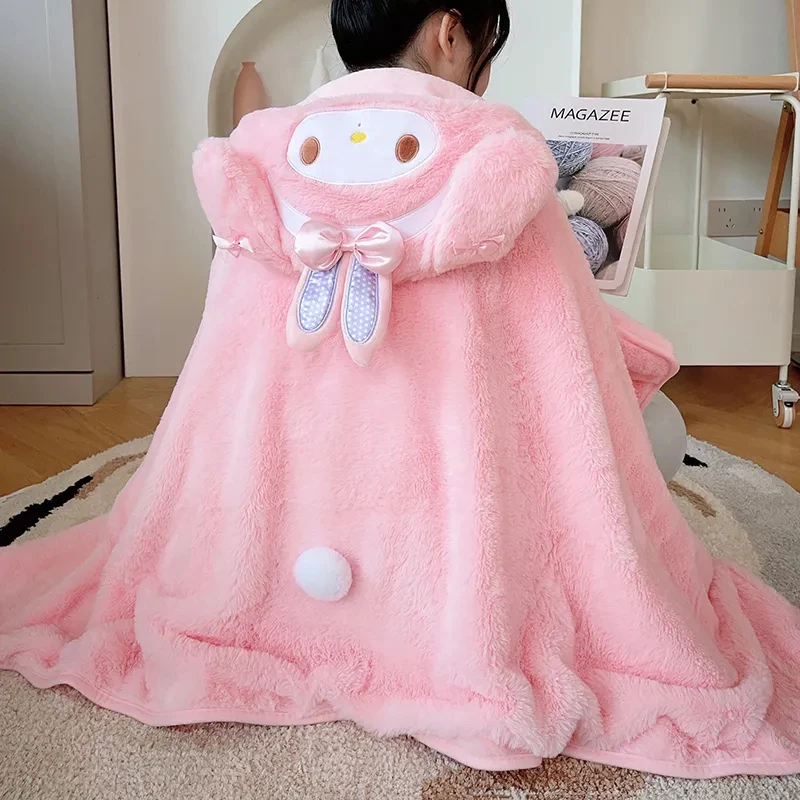 Плащ с героями мультфильмов Sanrios, плащ My Melody Girl, домашнее одеяло для общежития, милое модное повседневное комфортное простое креативное платье с принтом, хит продаж
Плащ с героями мультфильмов Sanrios, плащ My Melody Girl, домашнее одеяло для общежития, милое модное повседневное комфортное простое креативное платье с принтом, хит продаж