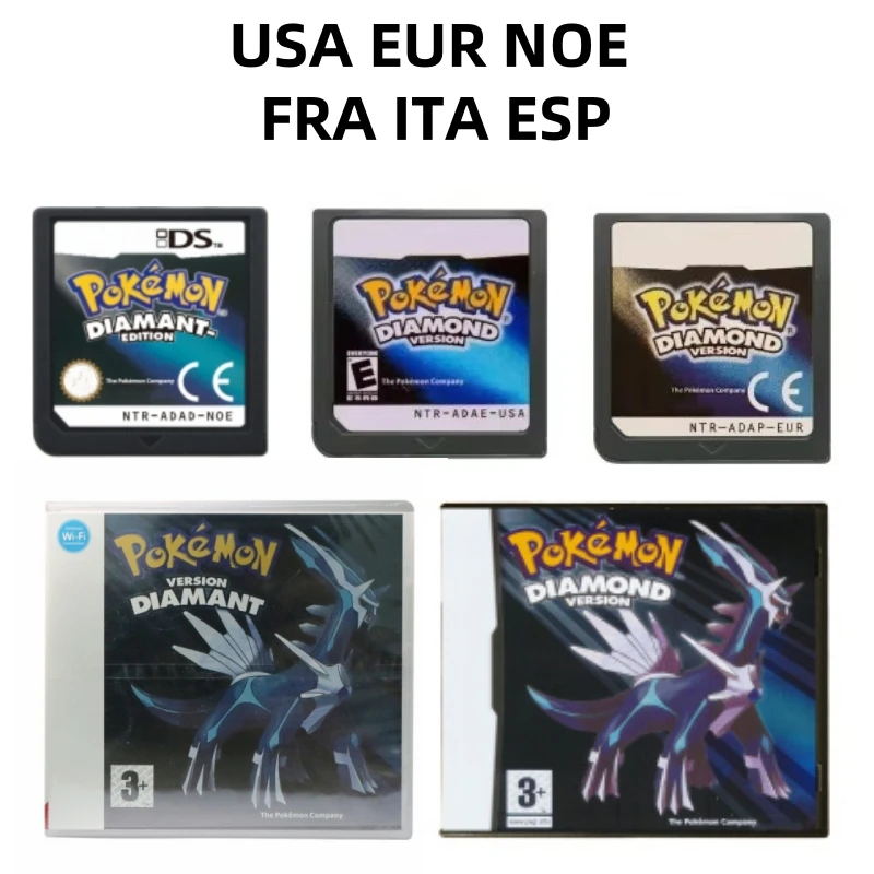 Картридж с игровой картой Pokemon Diamond DS, версия США/EUR/FRA/ESP/ITA/NOE для консоли DS NDS 2DS 3DS NDSL NDSI
Картридж с игровой картой Pokemon Diamond DS, версия США/EUR/FRA/ESP/ITA/NOE для консоли DS NDS 2DS 3DS NDSL NDSI