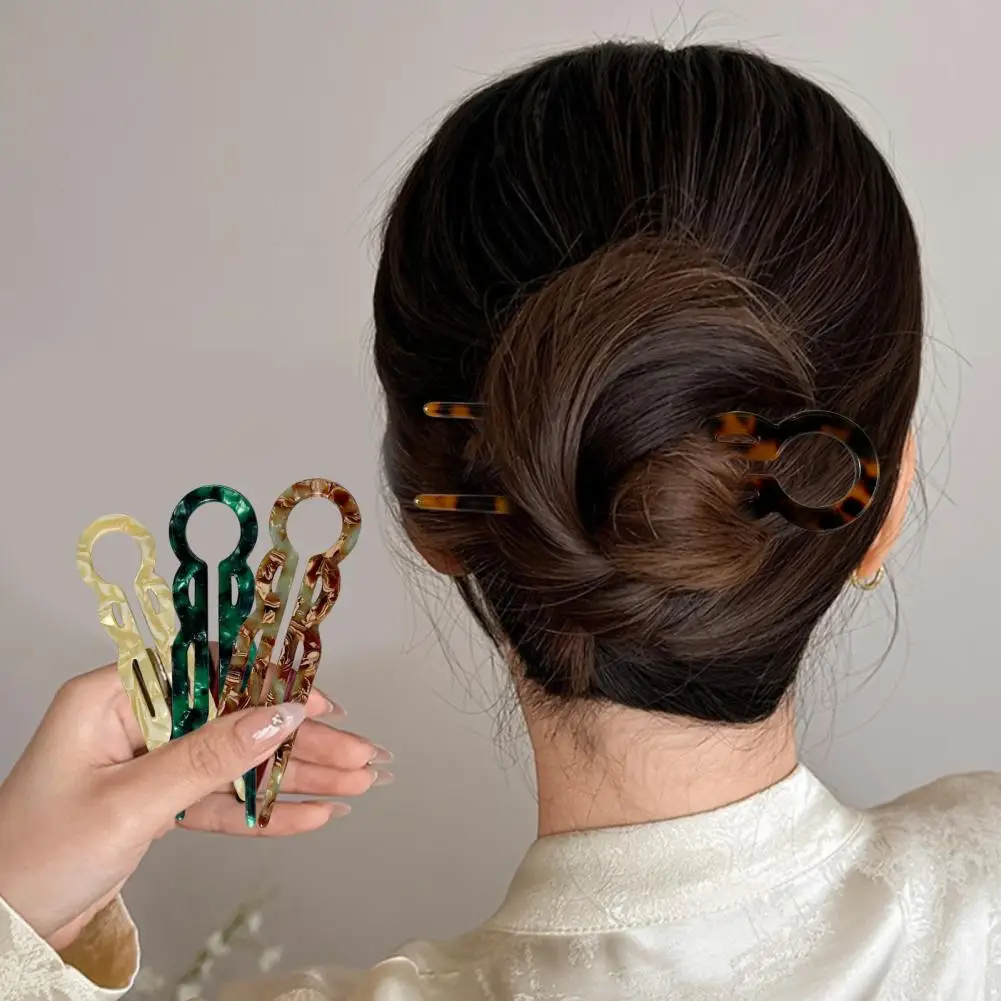 U-shaped Acetate Hair Fork Lightweight Anti-slip Long Thick Hair Stick Updo Bun French Hair Pin Women Accessories
U-shaped Acetate Hair Fork Lightweight Anti-slip Long Thick Hair Stick Updo Bun French Hair Pin Women Accessories