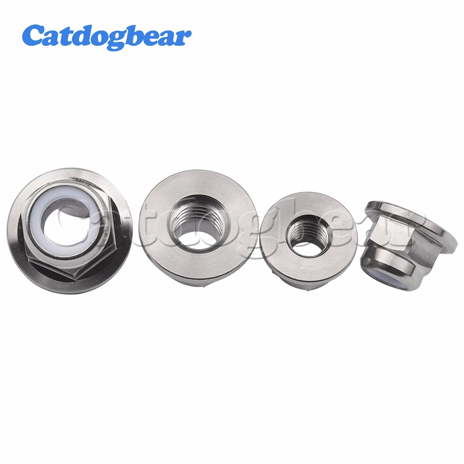 Catdogbear Titanium Nuts M6 M8 M10 M12 Flange Nylon Lock Nuts for Bicycle Motorcycle Car Ti Fastener
Catdogbear Titanium Nuts M6 M8 M10 M12 Flange Nylon Lock Nuts for Bicycle Motorcycle Car Ti Fastener