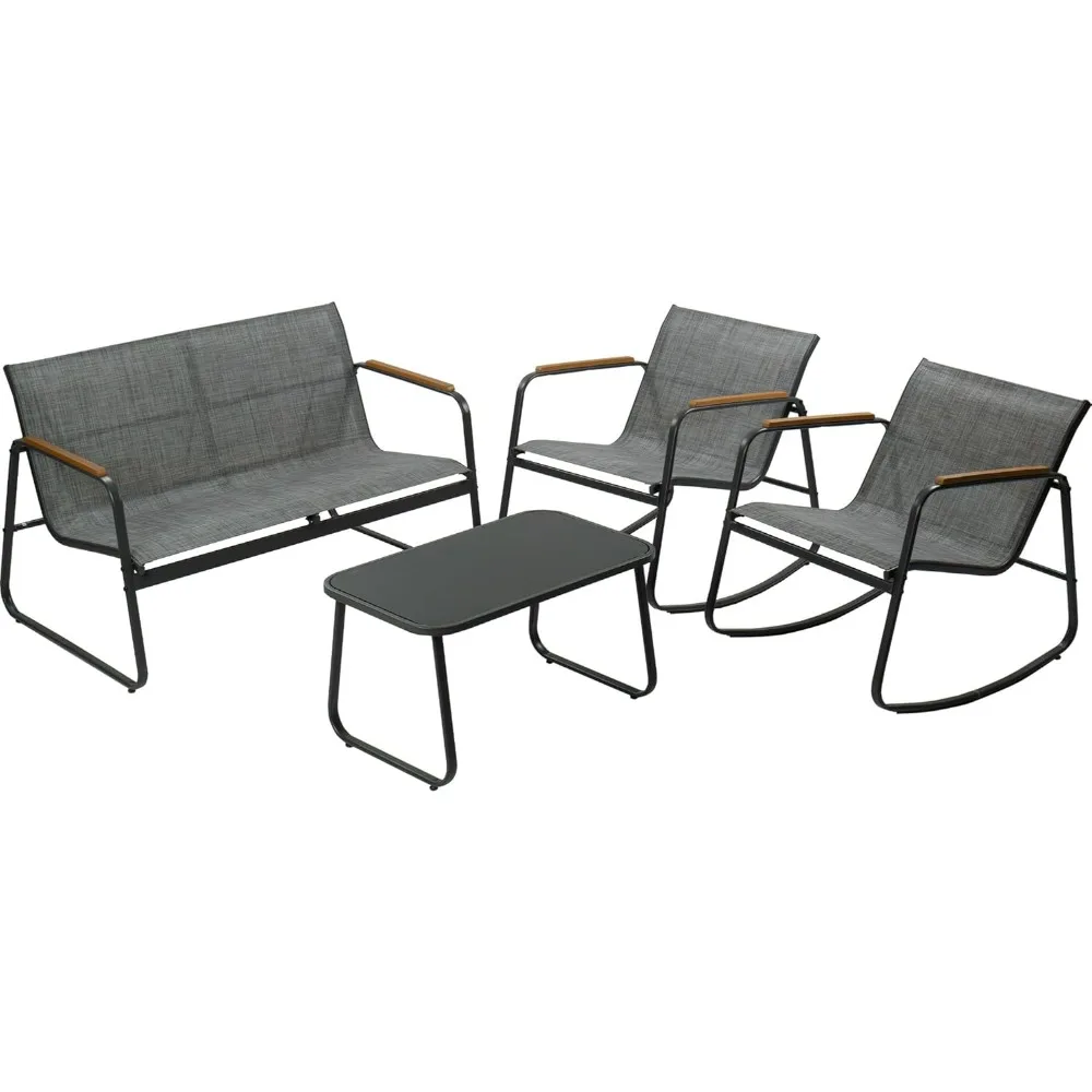 Kozyard 4-х предметный набор мебели для патио, набор для бесед на открытом воздухе с 2 обеденными стульями для патио и закаленным журнальным столиком, сильный порошок
Kozyard 4-х предметный набор мебели для патио, набор для бесед на открытом воздухе с 2 обеденными стульями для патио и закаленным журнальным столиком, сильный порошок