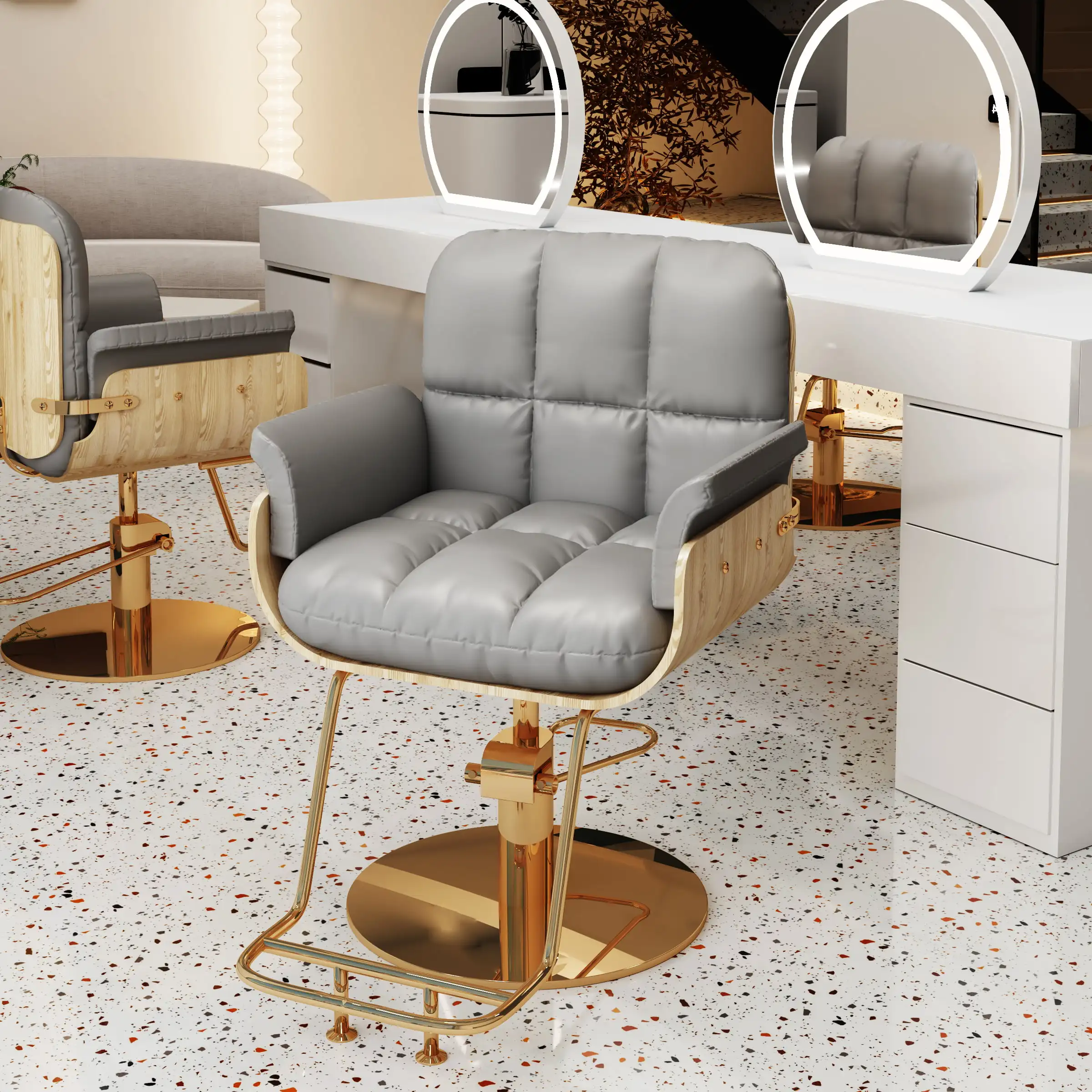 Barber Chair Commercial Stylish Appearance Ultimate Comfort Durable Ergonomic Design Modern Style Professional Use Furniture
Barber Chair Commercial Stylish Appearance Ultimate Comfort Durable Ergonomic Design Modern Style Professional Use Furniture