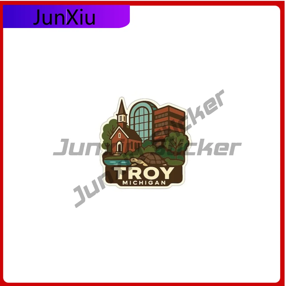Troy Michigan Sticker Travel Vinyl Decal Decorative Exterior Accessories Scratch Cover Sticker For Car Decoration Accessory Pvc 
Troy Michigan Sticker Travel Vinyl Decal Decorative Exterior Accessories Scratch Cover Sticker For Car Decoration Accessory Pvc