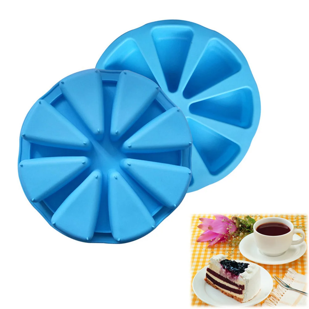 Silicone Cake Mold Baking Tray Eight Portion Pudding Triangle Cavity Molds Pan Pastry Food Grade Non Stick Easy Clean
Silicone Cake Mold Baking Tray Eight Portion Pudding Triangle Cavity Molds Pan Pastry Food Grade Non Stick Easy Clean