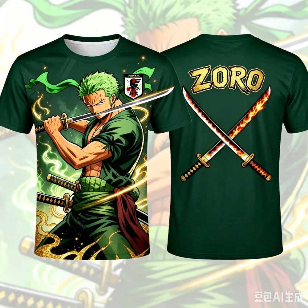 2026 One Piece Zoro Special Edition Soccer Jersey T-shirt Kids Soccer Sports Tshirt Adult Men's Women Casual Fashion T Shirt
2026 One Piece Zoro Special Edition Soccer Jersey T-shirt Kids Soccer Sports Tshirt Adult Men's Women Casual Fashion T Shirt