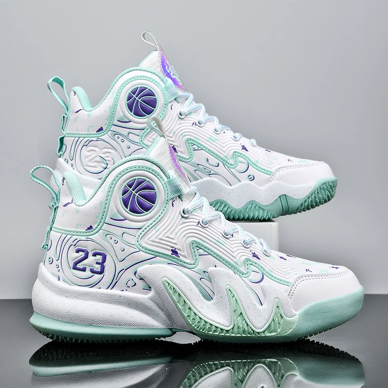 Men Basketball Shoes High Quality Court Original Anti-Slip Training Sneakers Women Breathable Non-slip Basketball Boots for Teen
Men Basketball Shoes High Quality Court Original Anti-Slip Training Sneakers Women Breathable Non-slip Basketball Boots for Teen