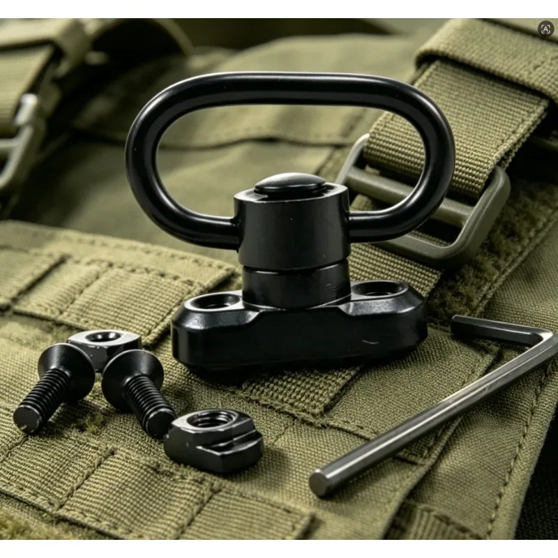 MLOK QD Sling Base Metal Floating Socket Swivel Ring Support for Outdoor Single Double Point Sling Parts
MLOK QD Sling Base Metal Floating Socket Swivel Ring Support for Outdoor Single Double Point Sling Parts