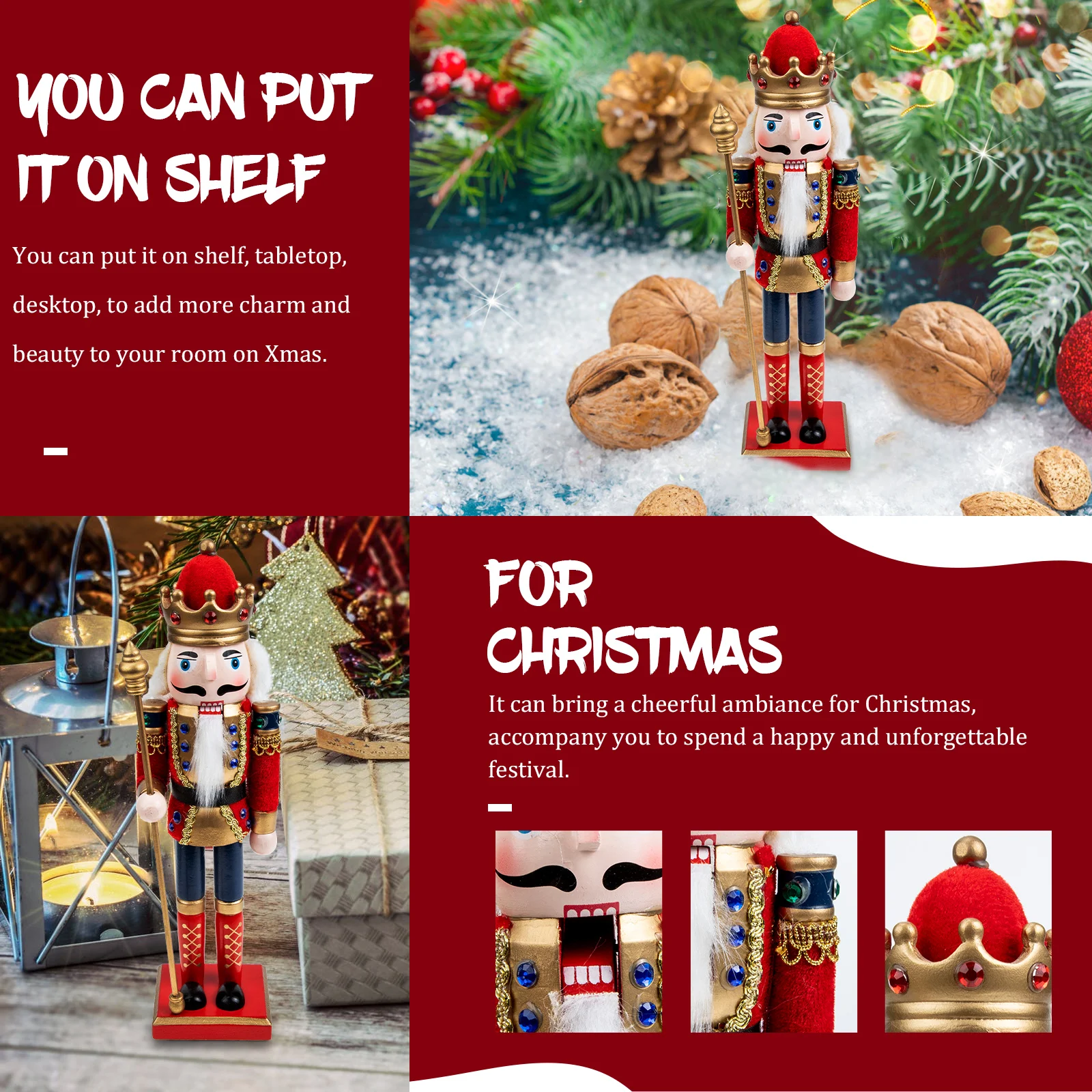 Nutcracker Ornament Festival Small Figures Desktop Decorations Statue Mini Ornaments
Nutcracker Ornament Festival Small Figures Desktop Decorations Statue Mini Ornaments