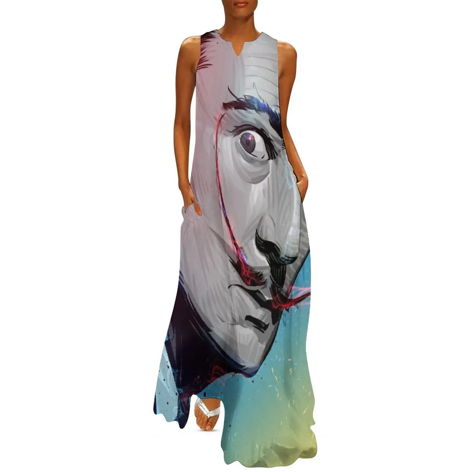 Salvador Dali Long Dress beach outfits for women Woman dresses festival outfit women Dress
Salvador Dali Long Dress beach outfits for women Woman dresses festival outfit women Dress