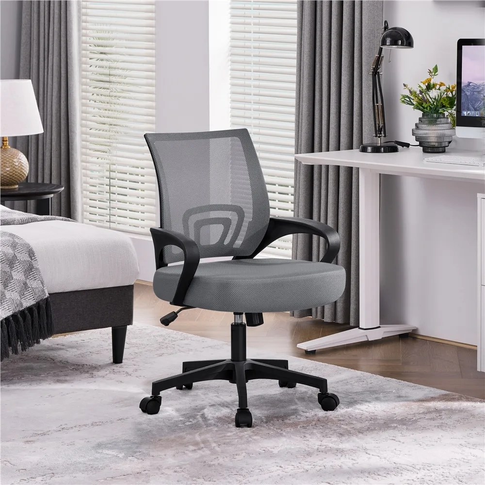 Costoffs Ergonomic Office Chair with Lumbar Support, Mid-Back & Mesh Design, Height Adjustable, 360° Swivel Casters
Costoffs Ergonomic Office Chair with Lumbar Support, Mid-Back & Mesh Design, Height Adjustable, 360° Swivel Casters