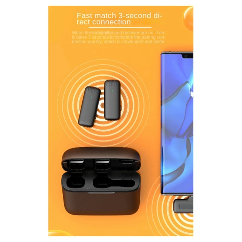 XB-Mini Wireless Lavalier Microphones Plug And Play Noise Reduction Auto Sync Lapel Mic Live Stream,Vloggers,Interview
XB-Mini Wireless Lavalier Microphones Plug And Play Noise Reduction Auto Sync Lapel Mic Live Stream,Vloggers,Interview