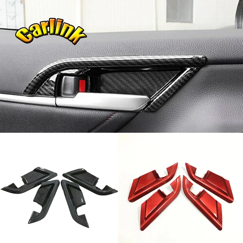 ABS Carbon/Red For Toyota Camry 2018 2019 accessories inner door handle Bowl protector frame Cover Trim Sticker Car styling 4pcs
ABS Carbon/Red For Toyota Camry 2018 2019 accessories inner door handle Bowl protector frame Cover Trim Sticker Car styling 4pcs