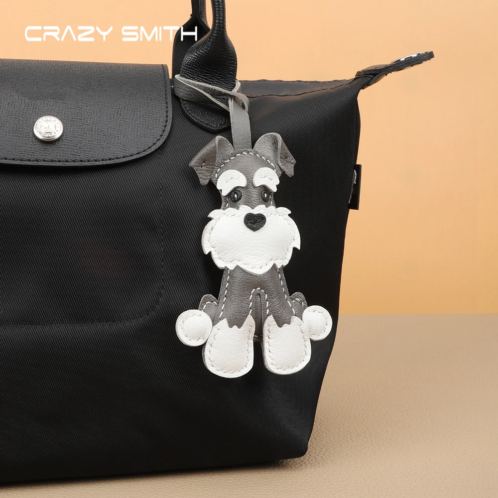 Handmade Genuine Leather Bag Charm Schnauzer Keychain Purse Charms Bag Pendant for Handbags Gift Bag Accessories Charms
Handmade Genuine Leather Bag Charm Schnauzer Keychain Purse Charms Bag Pendant for Handbags Gift Bag Accessories Charms