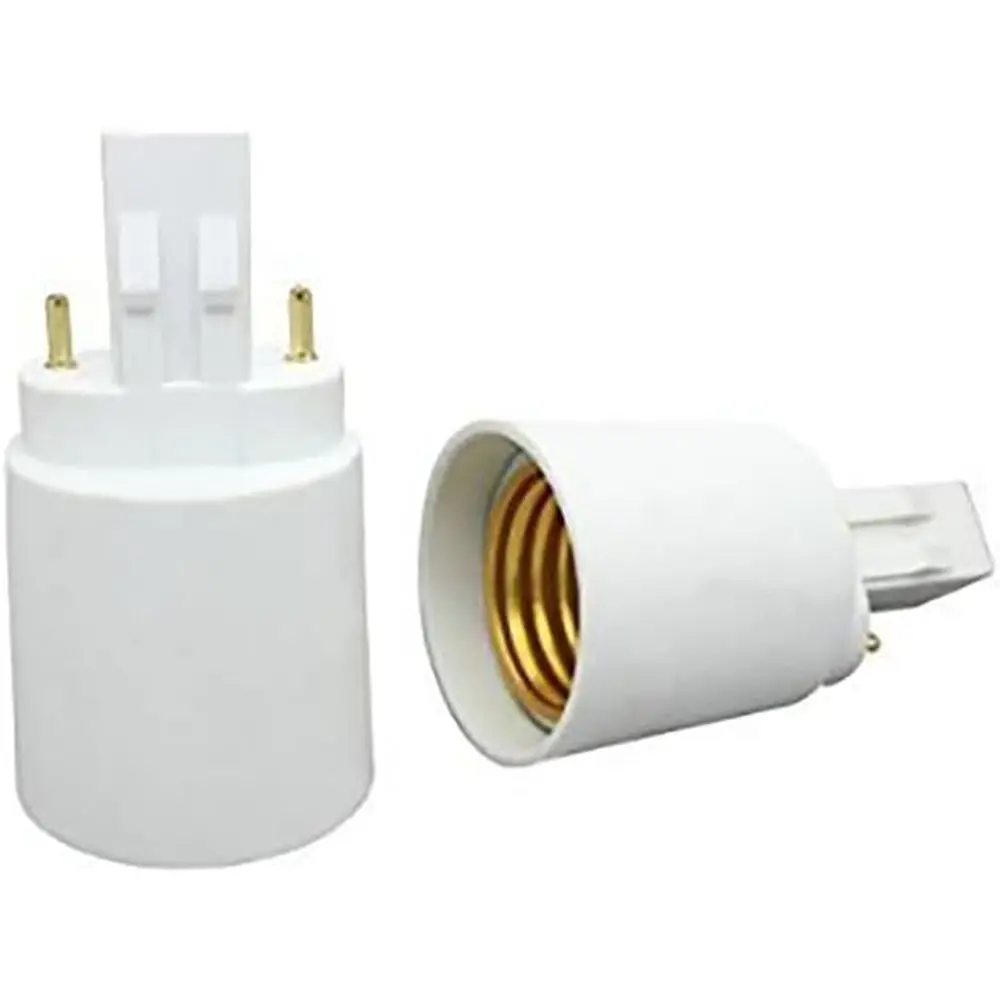 200-Pack 2-Pin Gx23 to E26/E27 Light Socket Adapter, No Ballast Needed, Parallel Wiring
200-Pack 2-Pin Gx23 to E26/E27 Light Socket Adapter, No Ballast Needed, Parallel Wiring