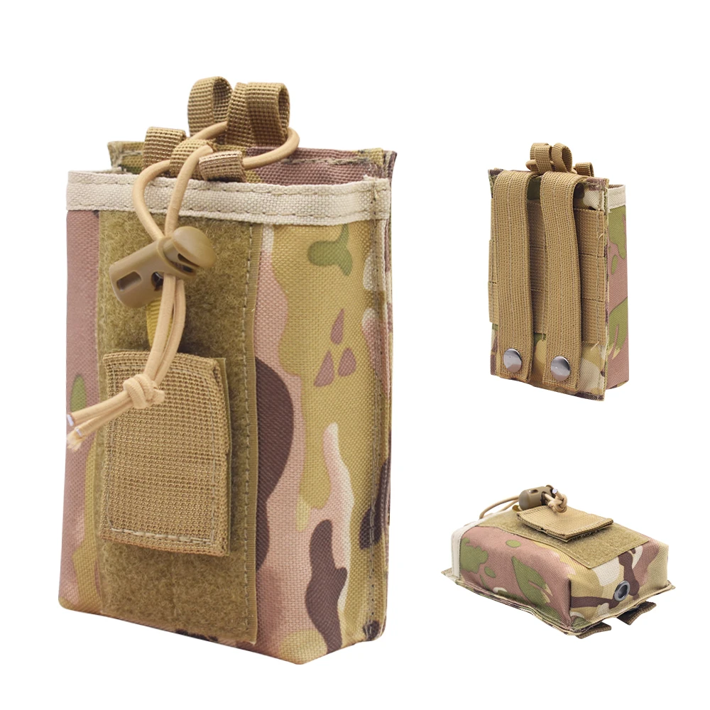 Tactical Molle Radio Pouch Interphone Mag Holster EDC Tool Waist Bag Outdoor Sports Hiking Hunting Talkie Walkie Holder Pouches
Tactical Molle Radio Pouch Interphone Mag Holster EDC Tool Waist Bag Outdoor Sports Hiking Hunting Talkie Walkie Holder Pouches