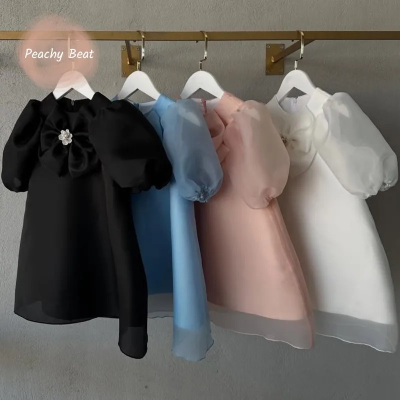 Baby Girl Princess Flower Pearl Bow Dress Infant Toddler Child Elegant Tulle Vestido Party Birthday Baby Summer Clothes 1-14Y
Baby Girl Princess Flower Pearl Bow Dress Infant Toddler Child Elegant Tulle Vestido Party Birthday Baby Summer Clothes 1-14Y