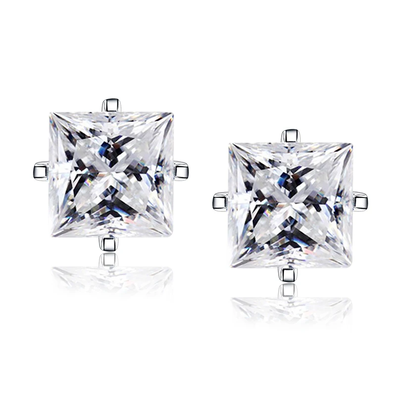 Provence Jewelry 14k White Gold Moissanite Earring With Princess Cut For Women Daily Jewelry And Birthday Anniversary Gift
Provence Jewelry 14k White Gold Moissanite Earring With Princess Cut For Women Daily Jewelry And Birthday Anniversary Gift