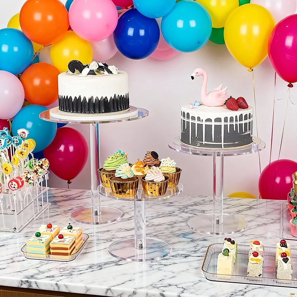 Прозрачная акриловая подставка для торта, простая разборная подставка для свадебного торта, дня рождения, 3 шт./комплект, украшение для дня рождения, детский душ
Прозрачная акриловая подставка для торта, простая разборная подставка для свадебного торта, дня рождения, 3 шт./комплект, украшение для дня рождения, детский душ