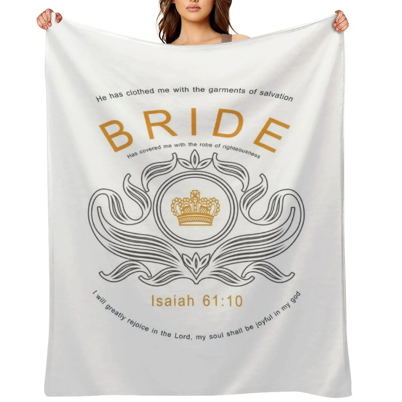 Bride of Christ Throw Blanket Blankets Sofas Of Decoration Kid'S Furrys Retros Blankets
Bride of Christ Throw Blanket Blankets Sofas Of Decoration Kid'S Furrys Retros Blankets
