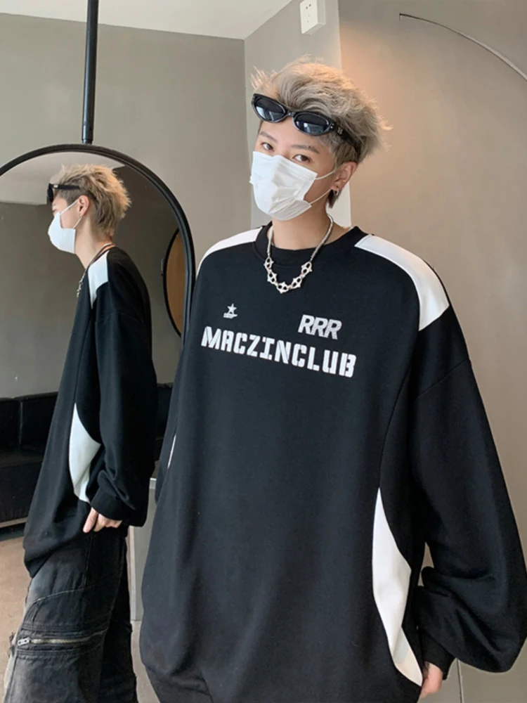 Bla White Spliced Letter Long Sve round Ne Sweatirt Men's High Street Trendy Brand Heavyweight Base irt American R...
Bla White Spliced Letter Long Sve round Ne Sweatirt Men's High Street Trendy Brand Heavyweight Base irt American R...