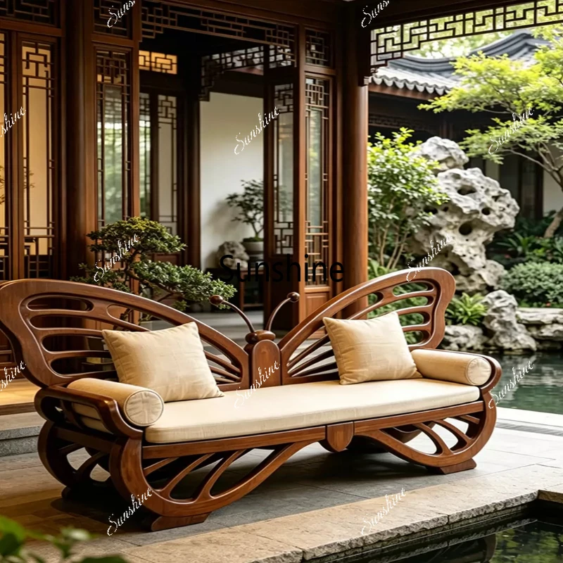 New Chinese-style special-shaped solid wood sofa high-end villa clubhouse straight row customization
New Chinese-style special-shaped solid wood sofa high-end villa clubhouse straight row customization