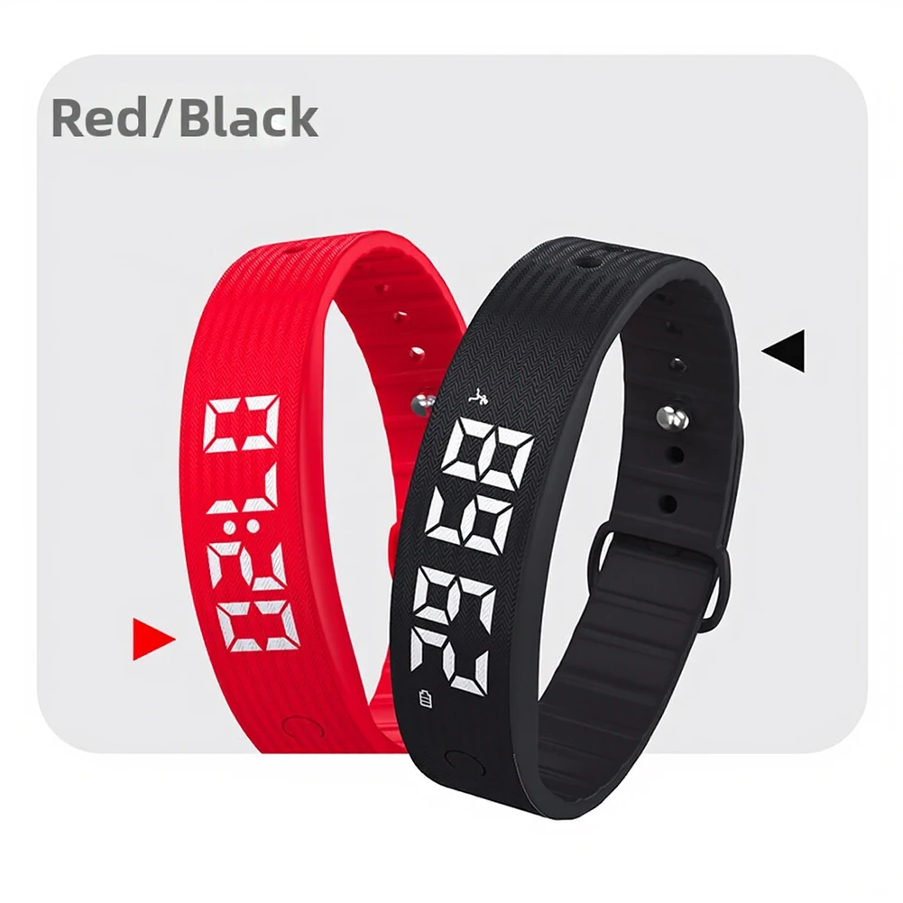 1 Pcs LED Digital Alarm Clock Watch Snooze-proof Long Battery Alarm Bracelet Adjustable Running Pedometer Fitness Wristbands
1 Pcs LED Digital Alarm Clock Watch Snooze-proof Long Battery Alarm Bracelet Adjustable Running Pedometer Fitness Wristbands