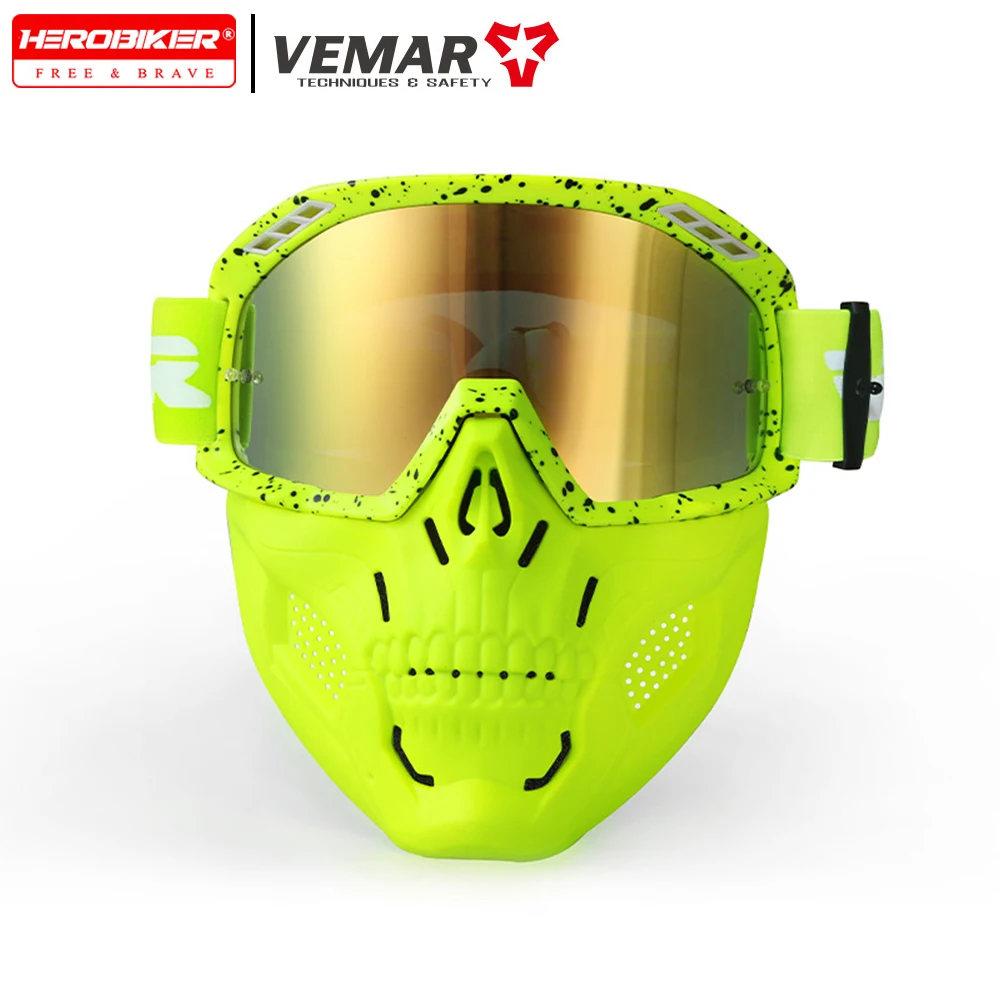VEMAR Universal Fashion Mask Goggles Windproof Motorcycle 3/4 Helmet Goggles Sandproof Motorcycle Goggles Mask for Men and Women
VEMAR Universal Fashion Mask Goggles Windproof Motorcycle 3/4 Helmet Goggles Sandproof Motorcycle Goggles Mask for Men and Women