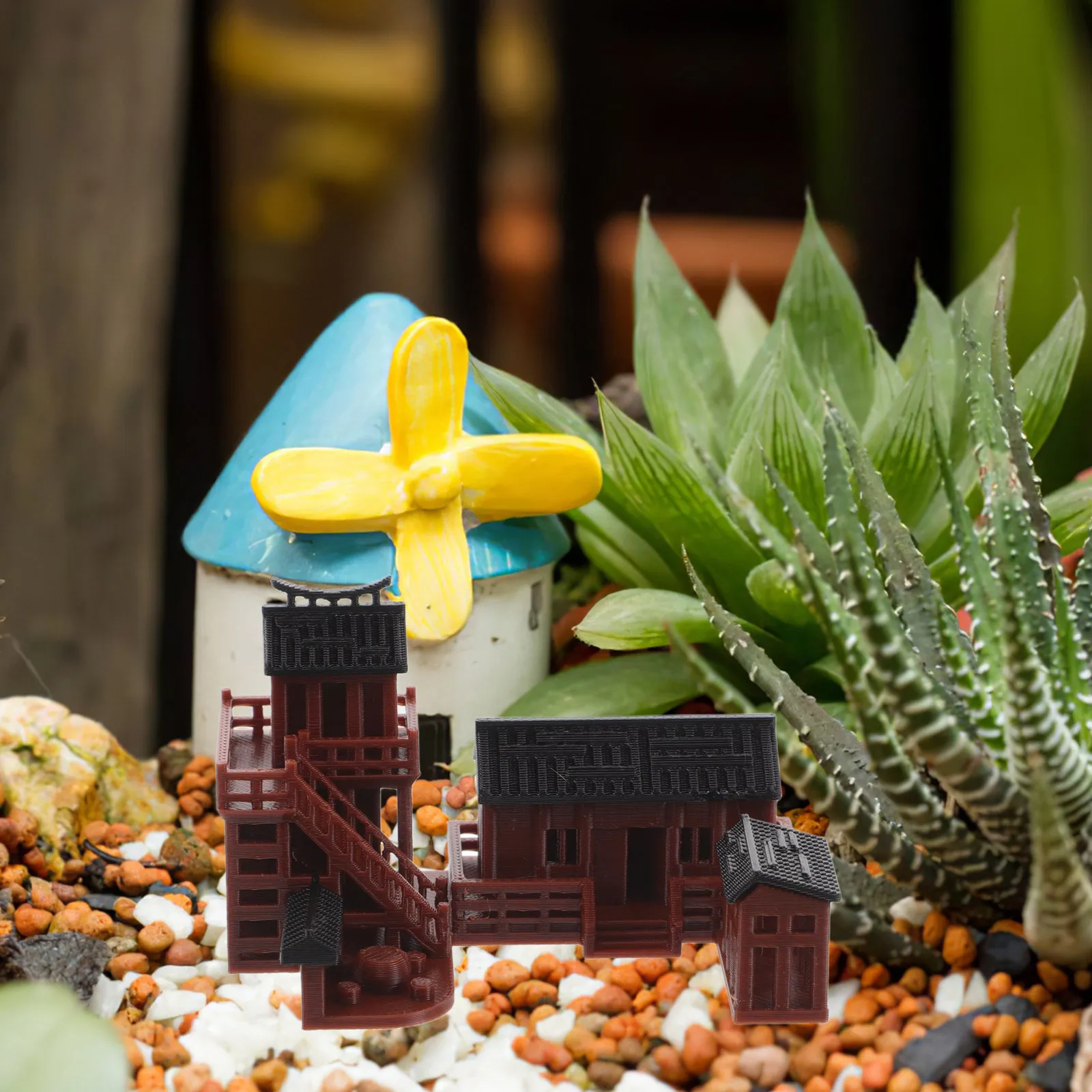 Miniature Pavilion Bonsai Rockery Landscaping Decoration for Garden Terrarium Desk Office Mini Resin Landscape Simulation Micro
Miniature Pavilion Bonsai Rockery Landscaping Decoration for Garden Terrarium Desk Office Mini Resin Landscape Simulation Micro