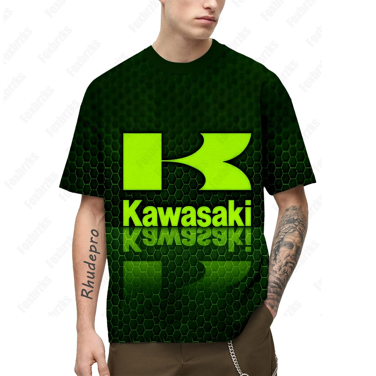 2024 New Versatile Kawasakis Ninja Motorcycle Riding T Shirt Short-sleeved Men's Summer Trendy Brand Loose Customized Clothes
2024 New Versatile Kawasakis Ninja Motorcycle Riding T Shirt Short-sleeved Men's Summer Trendy Brand Loose Customized Clothes