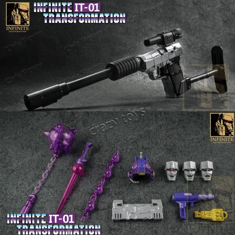 Transformation BMB IT01 IT-01 MGTron INFINITE Emperor Of Destruction KO MP36 MP-36 G1 MP Scale Action Figure Robot Toys
Transformation BMB IT01 IT-01 MGTron INFINITE Emperor Of Destruction KO MP36 MP-36 G1 MP Scale Action Figure Robot Toys