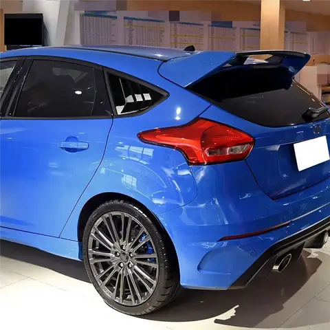 Rear Side Window Louvers for Ford Focus ST RS MK3 ,Bright Black-A77Q