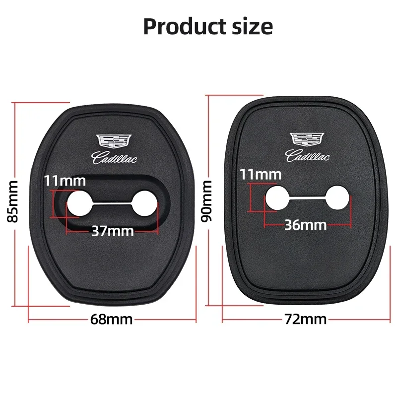 4 pieces silicone door lock buckle protective cover door protection suitable For Cadillac Escalade CT6 XT5 DTS SLS XLR ATS SRX
4 pieces silicone door lock buckle protective cover door protection suitable For Cadillac Escalade CT6 XT5 DTS SLS XLR ATS SRX