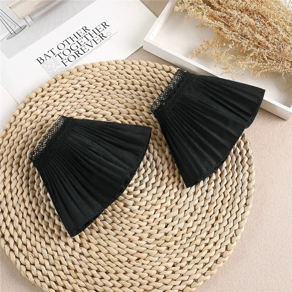 1 Pair New Lace Pleated Fake Cuffs Elastic Chiffon Sweater Horn Cuffs Thin Wristband Accessory Women
1 Pair New Lace Pleated Fake Cuffs Elastic Chiffon Sweater Horn Cuffs Thin Wristband Accessory Women