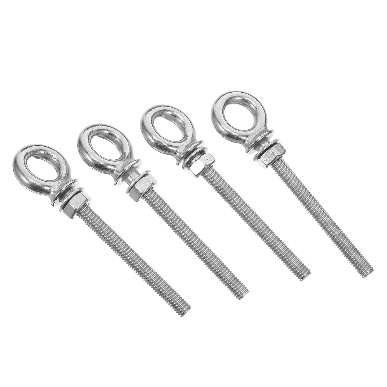 4Pcs Stainless Steel Lifting Eye Bolt Smooth Surface Heavy Duty M8x80 Marine Environment DIY Furniture Eyebolts
4Pcs Stainless Steel Lifting Eye Bolt Smooth Surface Heavy Duty M8x80 Marine Environment DIY Furniture Eyebolts