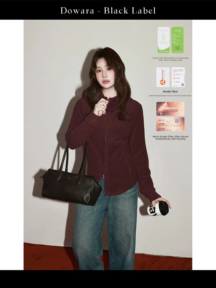 plus Size Women's Fashion Casual Fleece Lined Slimming Outerwear Top Micro plus Size Sister Versatile Layering Spring Outerwear
plus Size Women's Fashion Casual Fleece Lined Slimming Outerwear Top Micro plus Size Sister Versatile Layering Spring Outerwear