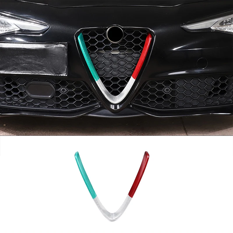 Car Front Bumper Air Grilles V Frame Trim Sticker Logo Outer Ring Decoration Cover For Alfa Romeo Giulia 952 2017-2024 Accessory
Car Front Bumper Air Grilles V Frame Trim Sticker Logo Outer Ring Decoration Cover For Alfa Romeo Giulia 952 2017-2024 Accessory