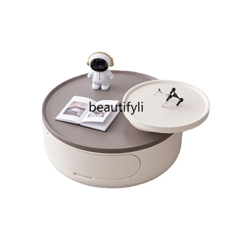 A15 Cream Style New Circle and Creative Coffee Table/Home Living Room Simple High-Grade Coffee Table Small Apartment furniture
A15 Cream Style New Circle and Creative Coffee Table/Home Living Room Simple High-Grade Coffee Table Small Apartment furniture