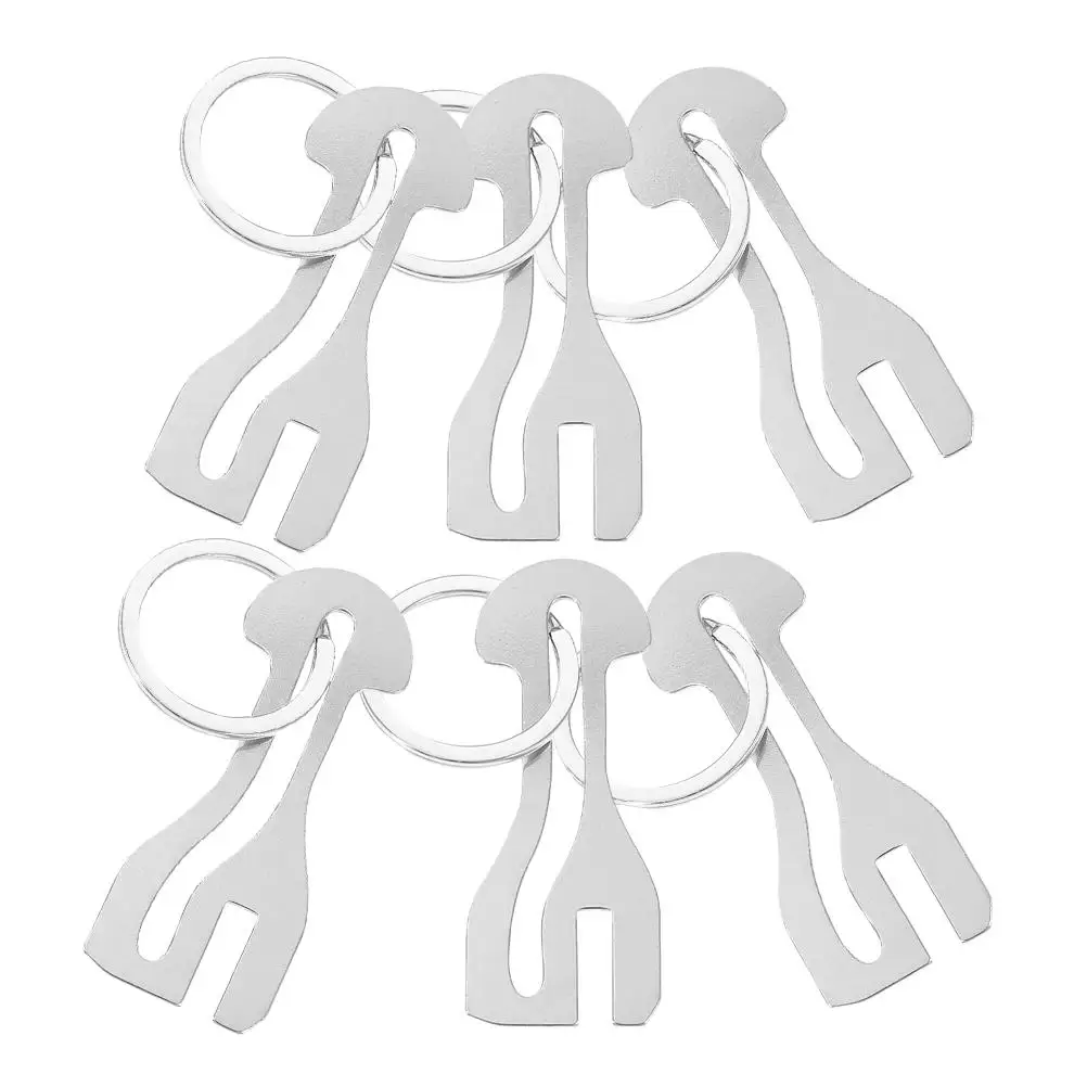 6 Pcs Token Keychain Cart Trolley Remover Pendant Silver Zinc Alloy Tokens Keychains
6 Pcs Token Keychain Cart Trolley Remover Pendant Silver Zinc Alloy Tokens Keychains