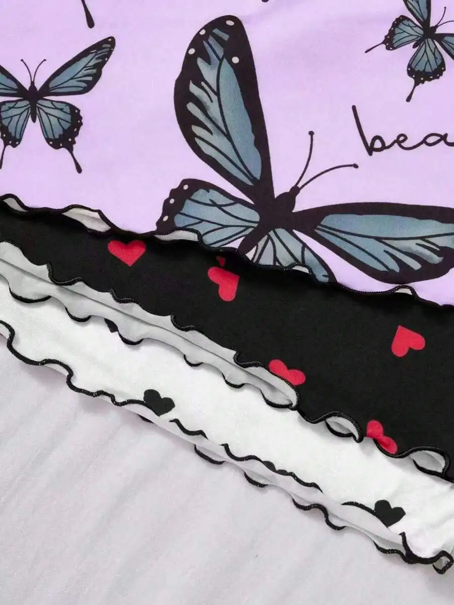 Butterfly Heart Print Sleeveless Sleep Dress For Women Soft Loose Nightgown
Butterfly Heart Print Sleeveless Sleep Dress For Women Soft Loose Nightgown