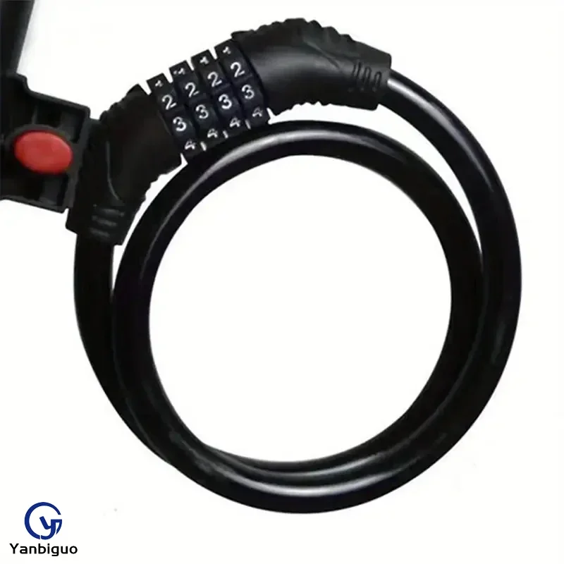 1PC Bicycle Lock 4-Digit Resettable, High-Strength Steel Security Chains, PVC Coated, Theft Deterrent for Bicycles,Luggage
1PC Bicycle Lock 4-Digit Resettable, High-Strength Steel Security Chains, PVC Coated, Theft Deterrent for Bicycles,Luggage