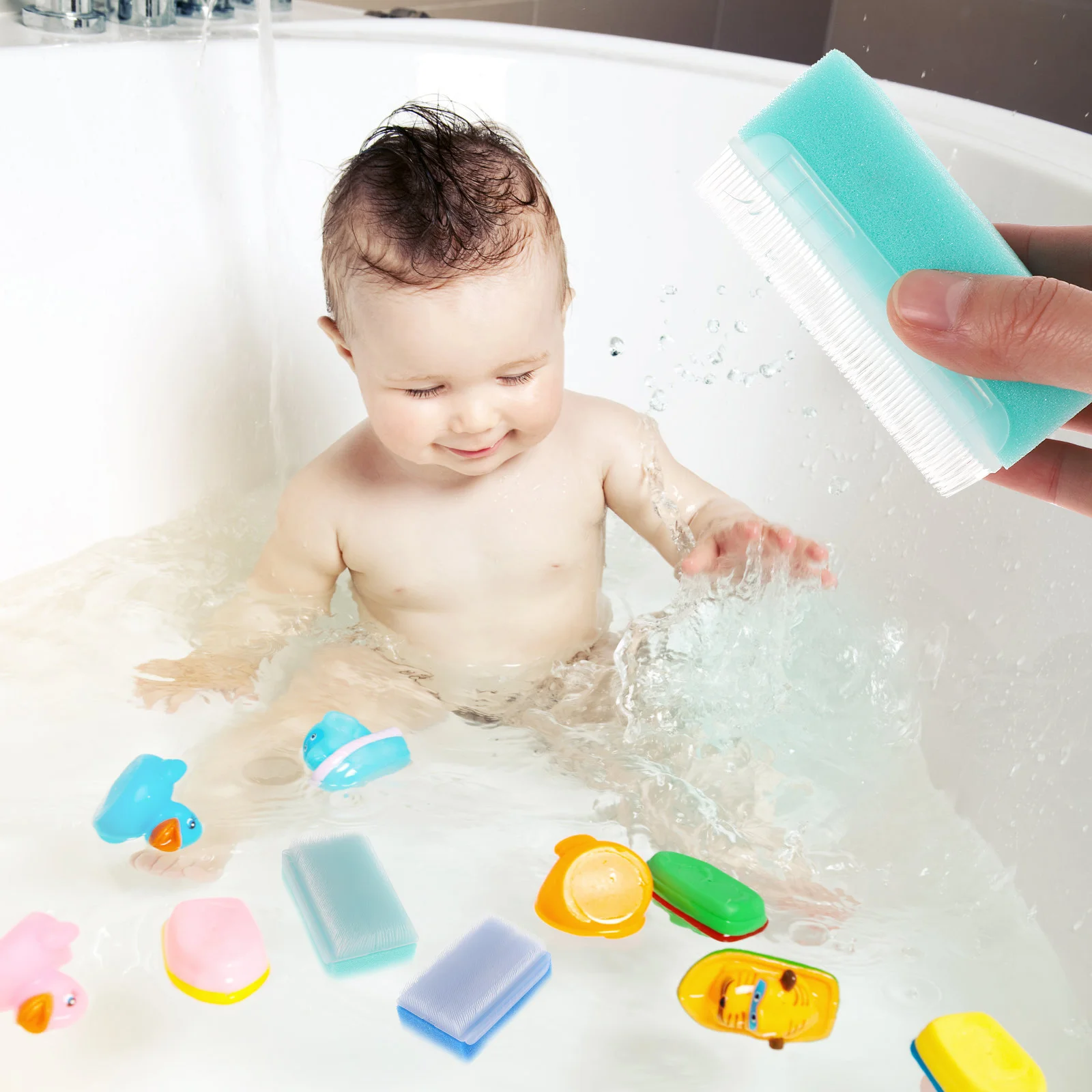 3Pcs Sponge Head Shampoo Bath Scrubber Baby Head Massager for Baby Infant Each 1Pc Sponge Brush
3Pcs Sponge Head Shampoo Bath Scrubber Baby Head Massager for Baby Infant Each 1Pc Sponge Brush