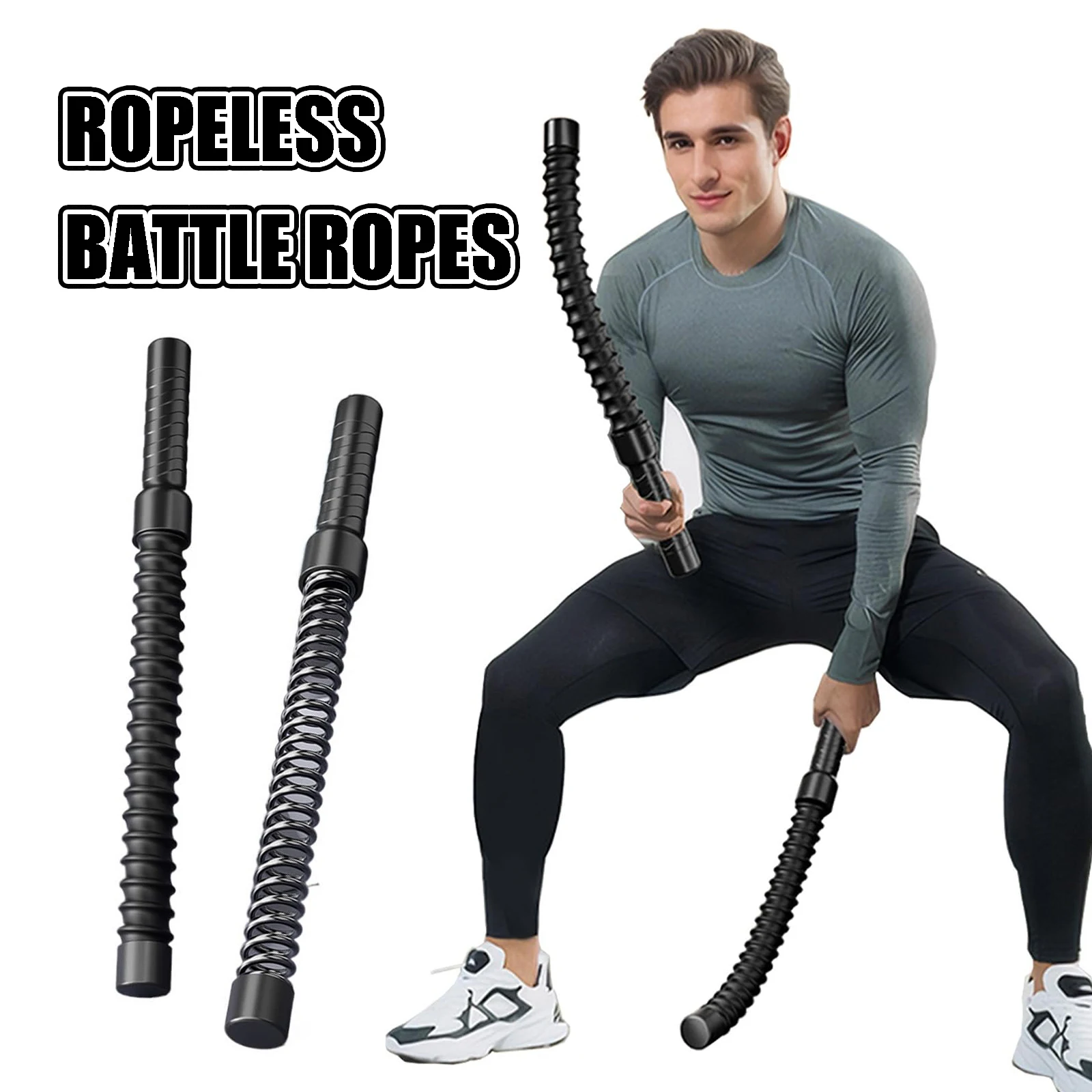 Ropeless Battle Ropes for Home Gym Portable Workout Rope Heavy Exercise Rope for Working Out Strength Training Strong Rebound
Ropeless Battle Ropes for Home Gym Portable Workout Rope Heavy Exercise Rope for Working Out Strength Training Strong Rebound