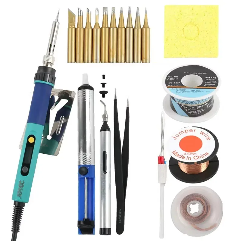 CXG 936d EU Adjustable LCD Digital Electric Soldering Iron Welding Repair Kit Set Soldering Station Kit Set Solder Tip/Tweezers
CXG 936d EU Adjustable LCD Digital Electric Soldering Iron Welding Repair Kit Set Soldering Station Kit Set Solder Tip/Tweezers