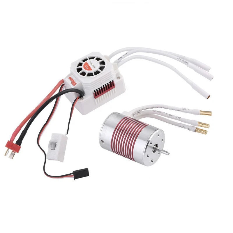 Platinum Waterproof 3650 4300KV Brushless Motor With 60A ESC Combo Suitable For 1:10 Rc Car Models
Platinum Waterproof 3650 4300KV Brushless Motor With 60A ESC Combo Suitable For 1:10 Rc Car Models