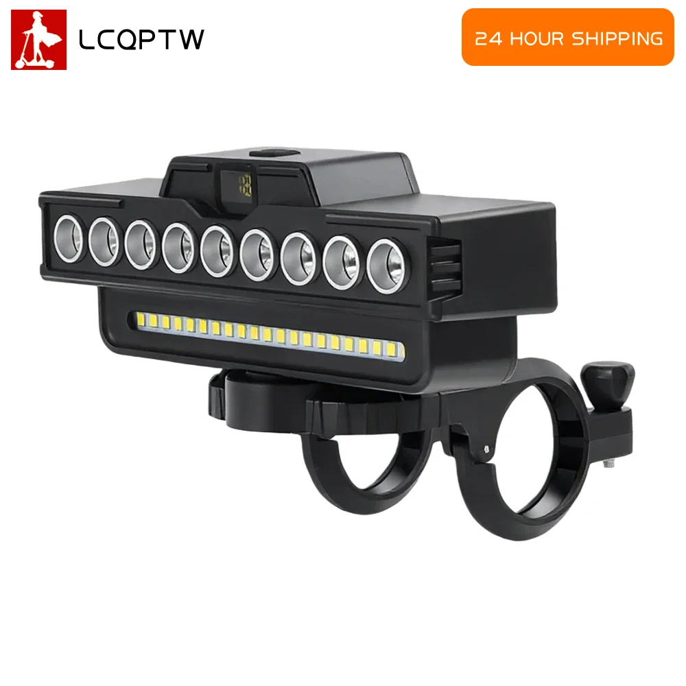 Универсальная передняя фара высокой яркости для электросамокатов, водонепроницаемая лампа для Xiaomi 4 5 5Pro, Ninebot G30 G2, аксессуары Kugoo
Универсальная передняя фара высокой яркости для электросамокатов, водонепроницаемая лампа для Xiaomi 4 5 5Pro, Ninebot G30 G2, аксессуары Kugoo